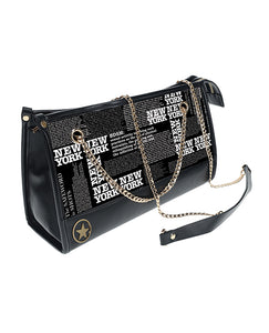 Ouch NY Collection Luxury Bondage Kit with Elegant Handbag Black