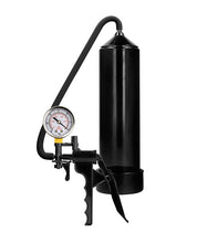 Load image into Gallery viewer, Shots Pumped Elite Beginner Pump W/psi Gauge - Black
