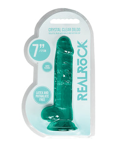 Shots Realrock Realistisk Krystalklar Dildo M/bolde