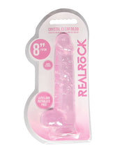 Load image into Gallery viewer, Shots Realrock Realistic Crystal Clear Dildo W/balls
