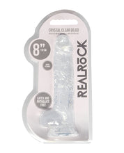 Load image into Gallery viewer, Shots Realrock Realistic Crystal Clear Dildo W/balls
