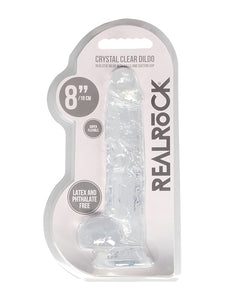 Shots Realrock Realistisk Krystalklar Dildo M/bolde