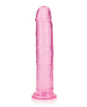 Charger l&#39;image dans la visionneuse de la galerie, Dildo droit en verre cristal de 6&quot; avec ventouse - Violet
