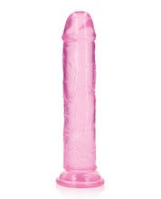 Load image into Gallery viewer, Crystal Clear 6&quot; Straight Dildo with Suction Cup - Purple
