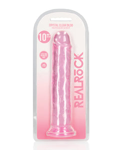 Turkos 11" Realrock Realistisk Kristallklar Rak Dildo