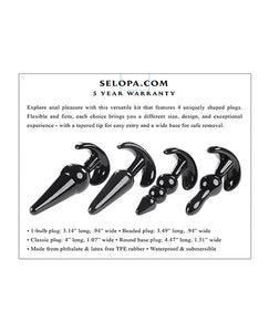 Selopa Introdução aos Plugs - Preto