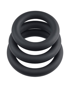 Selopa Triple Delight Penis Ring Set - Black