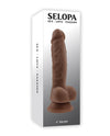 Selopa 6" Realistisk Silikone Dildo - Dyb Farve