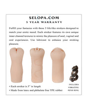 Load image into Gallery viewer, Selopa Fantasy Stroker Trio - Light
