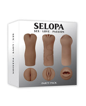 Ladda bilden i Galleri Viewer, Selopa Fantasy Trio Stroker Set - Mörk
