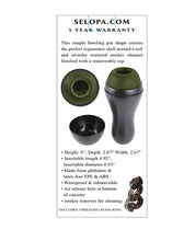 Load image into Gallery viewer, Selopa Kingpin Stroker - Green Ergonomic Design
