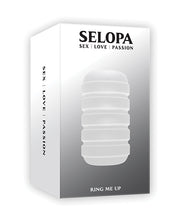 Load image into Gallery viewer, Selopa Soft &amp; Squishy Dual-Entry Stroking Device - Clear
