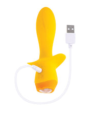 Load image into Gallery viewer, Selopa Mellow Yellow Vibrating Plug - Yellow
