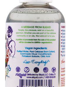 Sliquid Naturals Sparkle Pride Hydrating Water-Based Lubricant - 4.2 Oz