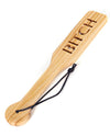 Zelkova Træ Spanking Paddle 12 Tommer Bitch Design Tilbehør