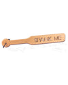 Elegant Zelkova Wood Spanking Paddle 15 Tum Spank Me Edition