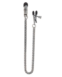 Spartacus Wide-Spread Sensation Nipple Clamps with Link Chain