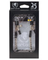 Adjustable Alligator Nipple Clamps with Linking Chain by Spartacus