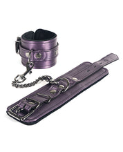 Încărcați imaginea în vizualizatorul Galerie, Galaxy Legend Purple Faux Leather Ankle Restraints de la Spartacus
