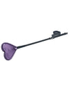 Spartacus Galaxy Legend Faux Leather Heart Riding Crop - Purple