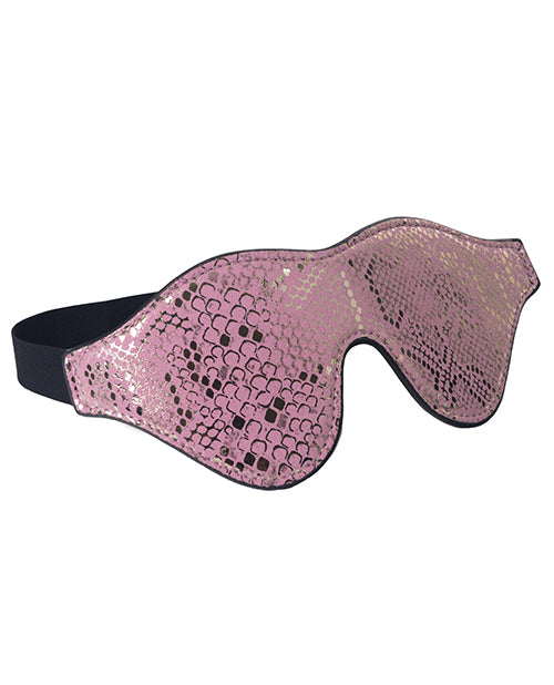 Snakeskin Leather Spartacus Blindfold