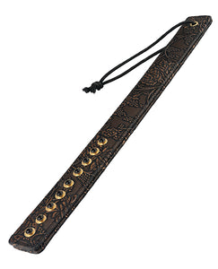 Gems-udsmykkede Spartacus Paddle Floral Brun Design