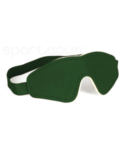 Soft Plush Lined PU Blindfold by Spartacus