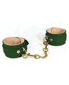 Spartacus Plush-Lined PU Wrist Cuffs