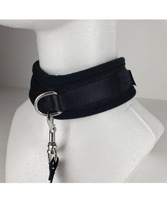 Spartacus Neoprene Collar & Leash Set - Silver for Dogs