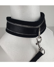 Load image into Gallery viewer, Spartacus Neoprene Collar &amp; Leash Set - Silver for Dogs
