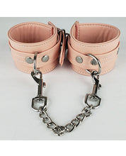 Load image into Gallery viewer, Vegan Organo Silicone PU Wrist and Ankle Restraints for BDSM Play
