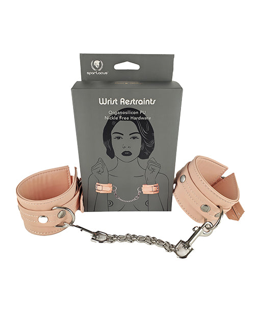 Vegan Organo Silicone PU Wrist and Ankle Restraints for BDSM Play