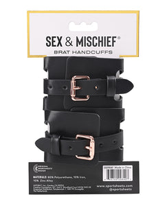 Sassy Corset-Style Handcuffs with Rose Gold Chain Set