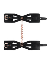 Load image into Gallery viewer, Sassy Corset-Style Handcuffs with Rose Gold Chain Set
