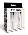 Brat Pearl Nipple Clamps för Sensuell Lekupplevelse