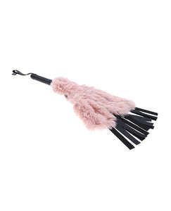 Bratty Indulgence Faux Fur Flogger for Sensual Play