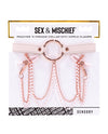 Peachy Pleasure Collar With Nipple Teasers For Intimate Fun