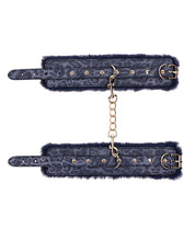 Load image into Gallery viewer, Seductive Blue Faux Fur Restraints for Intimate Play
