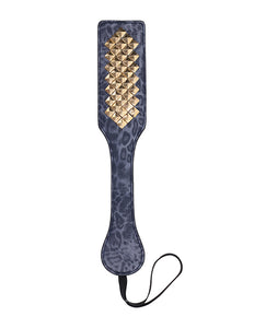 Leopard Print Gold Studded Paddle for Playful Adventures