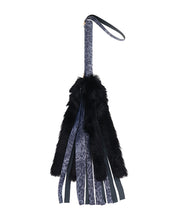 Ladda bilden i Galleri Viewer, Royal Blue Luxe Faux Fur Flogger för Elegant Lek
