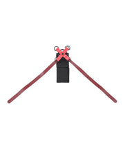 Load image into Gallery viewer, Ex&#39;s &amp; Oh&#39;s Adjustable Restraint Cuffs - Red/Black
