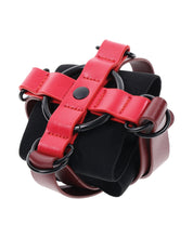 Load image into Gallery viewer, Ex&#39;s &amp; Oh&#39;s Adjustable Restraint Cuffs - Red/Black Style
