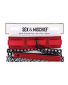 Dominant Desire Red & Black Collar and Leash Set