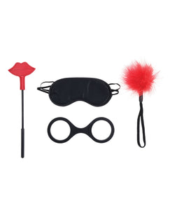 Sensual Playtime Ex's & Oh's Adventure Kit - Red/Black