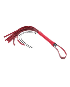 Sparkling Crimson Crystal Flogger - Ex's & Oh's Edition