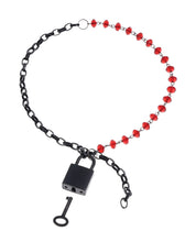 Load image into Gallery viewer, Ruby &amp; Onyx Crystal Connection Day Collar
