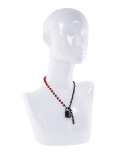 Load image into Gallery viewer, Ruby &amp; Onyx Crystal Connection Day Collar
