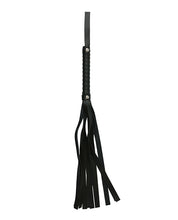 Load image into Gallery viewer, Beginner&#39;s Bondage Faux Leather Flogger - Black 24 Inch
