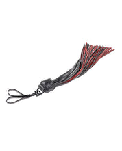 Afbeelding laden in Galerijviewer, Scarlet Satin Sensation Flogger
