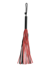 Load image into Gallery viewer, Saffron Sensation Flogger - Crimson/Obsidian Intimate Toy
